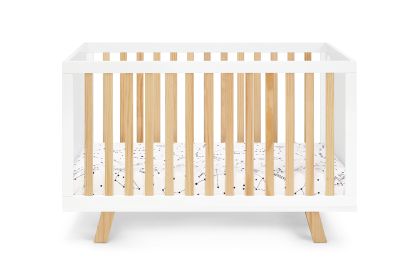 Livia 3-in-1 Convertible Island Crib White/Natural