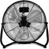 HealSmart 20 Inch 3-Speed High Velocity Heavy Duty Metal Industrial Floor Fans Quiet for Home, Commercial, Residential, and Greenhouse Use, Outdoor/In