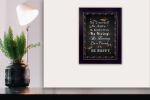 "Be Yourself" By Trendy Decor4U, Printed Wall Art, Ready To Hang Framed Poster, Black Frame