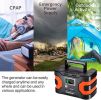 200W Peak Power Station, Flashfish CPAP Battery 166Wh 45000mAh Backup Power Pack 110V 150W Lithium Battery Pack Camping Solar Generator for CPAP Campi