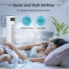 Simple Deluxe Mist Tower Fan, 12 Speeds & 3 Modes Settings Standing Fan , 15 Hour Timing Closure Cooling Fan, Low Noise, 43 Inches, White