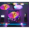 3D Big Cloud Light Kit, Music Sync RGB Multicolor Changing Strip Lights DIY Decorations Cloud Light Lamp For Gaming Room Home Bedroom Party Decor -1Pa