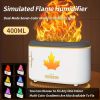 1pc Simulated Flame Humidifier, Essential Oil Diffuser For Aromatherapy Machine, Colorful Flame Atmosphere Lamp Home Office Humidifier, Dual-mode 8.3'