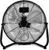 HealSmart 20 Inch 3-Speed High Velocity Heavy Duty Metal Industrial Floor Fans Quiet for Home, Commercial, Residential, and Greenhouse Use, Outdoor/In