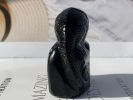 2.3inches Natural obsidian stone quartz crystal hand carved chameleon skull crystal gifts 1x