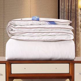 Silk Thickened Winter Cotton Padded Quilt Household (Option: White-150 Cmx200cm Summer Quilt)