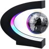 Magnetic Levitating Globe with LED Light; Cool Tech Gift for Men Father Boys; Birthday Gifts for Kids; Floating Globes World Desk Gadget Decor in Offi