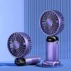 Portable Fan, Handheld Fan Personal Mini Fan 4200mAh Rechargeable With 5 Speeds, Battery Operated Mini Fan With LED Display, 11-21Hs Desk Fan Working