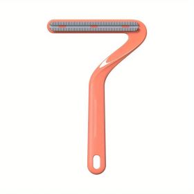 Portable Lint Remover, Clothes Fuzz TPR Shaver - Reusable Double Sided Lint Remover Travel Brush For Removing Lint Pet Hair Dust In Cloth And Furnitur (Color: Orange)