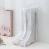 1pc Transparent Waterproof Boot Storage Bag; Boots Storage & Protector Bag; Portable Shoe Dust Bags; Household Organizer; Shoes Packing Organizers For