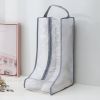 1pc Transparent Waterproof Boot Storage Bag; Boots Storage & Protector Bag; Portable Shoe Dust Bags; Household Organizer; Shoes Packing Organizers For