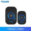 Home Wireless Doorbell 433Mhz Welcome Friend Smart Doorbell 150Meters Long Distance 32 Songs 4 Level Volumes Door Chimes