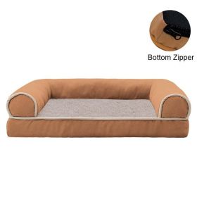 Classic Sofa Theme Dog Bed (Color: Dark Gray)