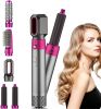 5 in 1 Hair Dryer Hot Comb Set Wet & Dry Professional Curling Iron Hair Straightener Styling Tool Hair Dryer Household