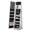 Full Length Mirror 360¬∞ Swivel Jewelry Cabinet