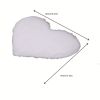 1pc, Plush Heart Shape Rug for Valentine's Day, Wedding Anniversary, and Home Decor - Soft PV Velvet Carpet for Living Room, Bedroom, and Bathroom