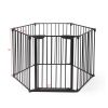 Metal Baby Playpen Fireplace Safety Fence;  Extra Wide Barrier Gate for Indoor Baby/Pet /Christmas Tree XH