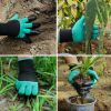 Garden Genie Gloves With Claws Waterproof Garden Gloves For Digging Planting Breathable Gardening Gloves For Yard Work