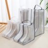 1pc Transparent Waterproof Boot Storage Bag; Boots Storage & Protector Bag; Portable Shoe Dust Bags; Household Organizer; Shoes Packing Organizers For