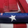 American Flag 10x15 ft 8x12 ft 6x10 ft 5x8 ft 4x6 ft 3x5 ft  2x3 ft Outdoor Heavy Duty Embroidered Stars USA Flag Sewn Stripes Fade Resistance Brass G