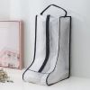 1pc Transparent Waterproof Boot Storage Bag; Boots Storage & Protector Bag; Portable Shoe Dust Bags; Household Organizer; Shoes Packing Organizers For