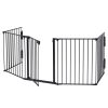 Metal Baby Playpen Fireplace Safety Fence;  Extra Wide Barrier Gate for Indoor Baby/Pet /Christmas Tree XH