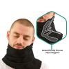 1pc Neck Support Travel Pillow; Comfortable & Supportive Fleece Pillow For Planes & Trains; Lightweight & Washable; Sleep & Bedding Accessories